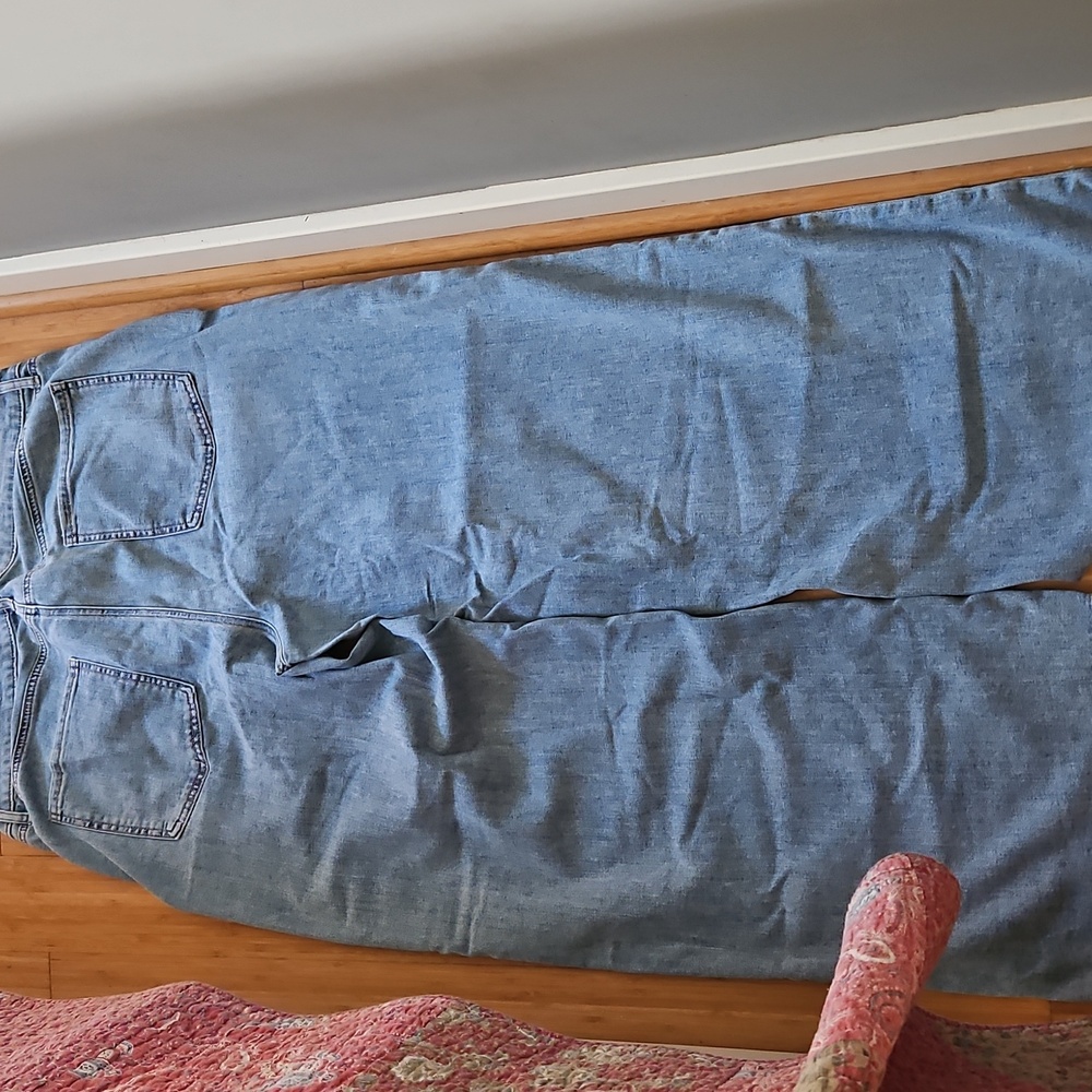 Chico's Light Blue Wide-Leg Jeans - Picture 3 of 5